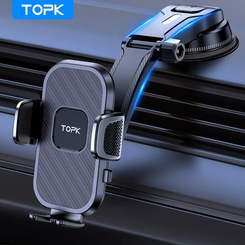 TOPK Car Phone Holder Gravity Stand for iPhone Xiaomi Samsung Car Mobile Support Air Vent Phone Mount
