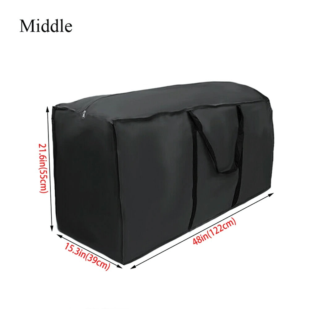 Garden Furniture Cushion Storage Bag Waterproof Anti-UV Rectangle Rip Proof 210D Oxford Fabric Christmas Tree Storage Bag 1/2PCS