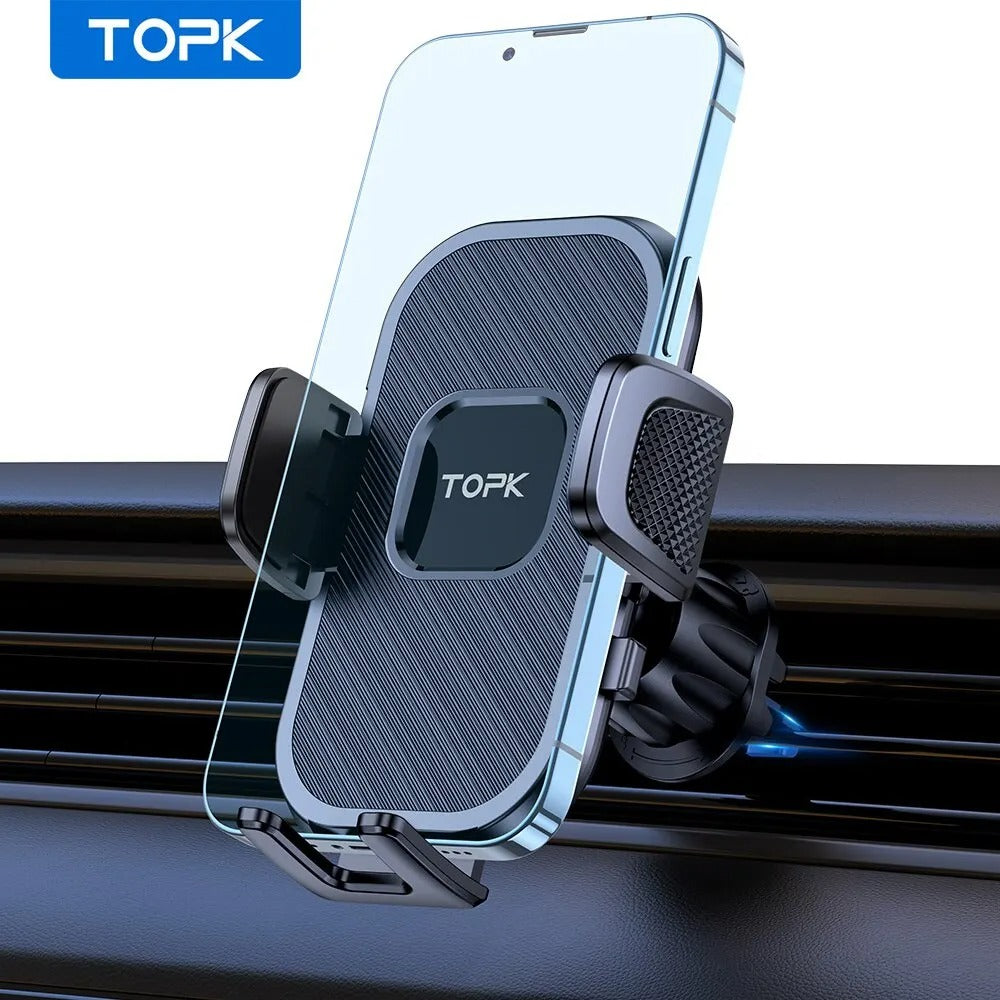 TOPK Car Phone Holder Gravity Stand for iPhone Xiaomi Samsung Car Mobile Support Air Vent Phone Mount