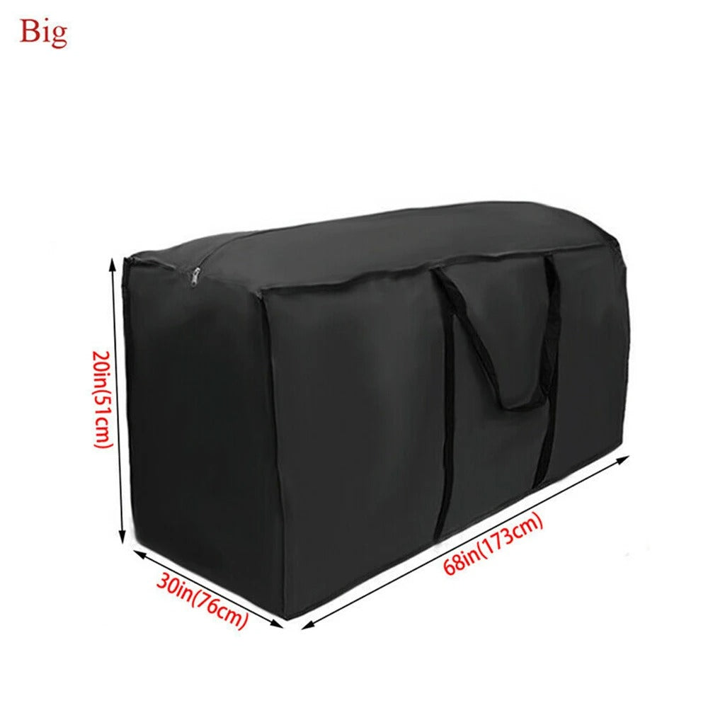 Garden Furniture Cushion Storage Bag Waterproof Anti-UV Rectangle Rip Proof 210D Oxford Fabric Christmas Tree Storage Bag 1/2PCS